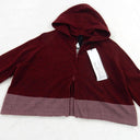 Rundholz Zip Cardigan 535 with Hood In Lava Crystal