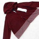 Rundholz Zip Cardigan 535 with Hood In Lava Crystal