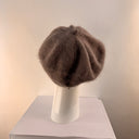 Malisa Knitted Beret in Chocolate