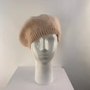 Malisa Knitted Beret in Creme Brulee