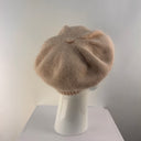 Malisa Knitted Beret in Creme Brulee