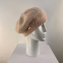 Malisa Knitted Beret in Creme Brulee