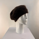 Malisa Knitted Beret in Chocolate