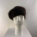 Malisa Knitted Beret in Chocolate