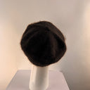 Malisa Knitted Beret in Chocolate