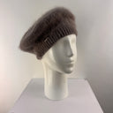 Malisa Knitted Beret in Steel