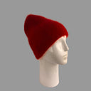 Malisa Beanie Hat in Ruby