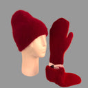 Malisa Beanie Hat in Ruby