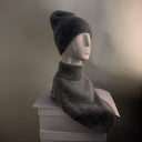 Malisa Polo Snood Light Grey