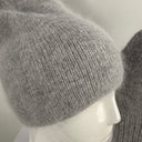 Malisa Beanie Hat in Light Grey