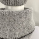 Malisa Beanie Hat with Cuff Black /Grey
