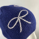 Rabionek Navy Beanie With Bows