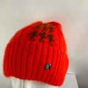 Rabionek Orange Cable Knit Beanie