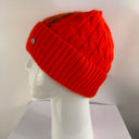 Rabionek Orange Cable Knit Beanie