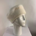 Rabionek Angora Knit Scarf In Winter White