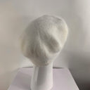 Rabionek Angora Knit Beret In Winter White