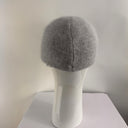 Rabionek Angora Knit Baseball Cap In Light Grey
