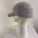 Rabionek Angora Knit Baseball Cap In Light Grey