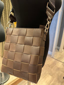 Ilse Jacobsen Chip13 Small Shoulder Bag In Chocolate Brown