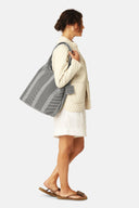 Ilse Jacobsen Knitty 01 Bag in Milk Creme Black