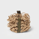 Katerina Vassou Solo Bracelet In Latte With Orange Crystals