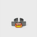 Katerina Vassou Solo Ring With Orange Crystal