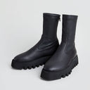 Lofina Gas Nero Nappa Stretch Boot In Black