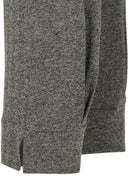 Kozan Ruby Wide Leg Cropped Trousers In Grey Herringbone