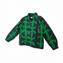 EDL Bol Suzani Bolero jacket In Black/Green