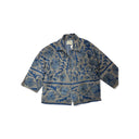 EDL Bol Suzani Stonewash Bolero Jacket In Blue