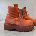 Lofina Ankle Boots with Side Zip In London Spice