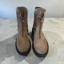 Lofina Ankle Boots With Front Zip In London Cardboard