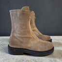 Lofina Ankle Boots With Front Zip In London Cardboard