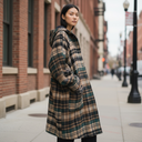 Rundholz 412 Forest Check Coat With Hood