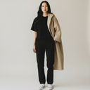 Lurdes Bergada Coat With Hood In Natural With Fleece Lining