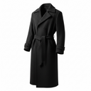 Marella Balcone Black Long Wool Coat