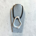 Sonata Irregular Shape Pendant In Silver
