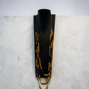 Sonata Triple Strand Beaded Necklace In Mustard