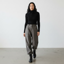 Lurdes Bergada Barrel Trousers In Chocolate