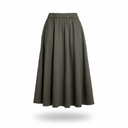 Lurdes Bergada Gathered Bubble Skirt In Chocolate