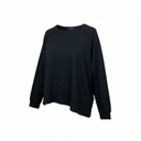 Lurdes Bergada Long Sleeved Batwing Top In Black