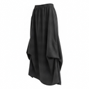 Luukaa Hayes Woven Skirt In Anthracite Plaid