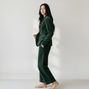 Rundholz Brushed Cotton Fitted Jacket In Forest