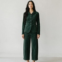 Rundholz Brushed Cotton Fitted Jacket In Forest