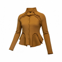 Rundholz Cardigan With Cut Out Ladder Detail In Bronze