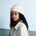 Marella Ensign Knitted Hat in Wool White