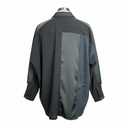 Bize Shirt Anthra With Black Silky Panels