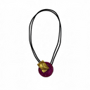 Zsiska Lumi Necklace in Gold/Pink
