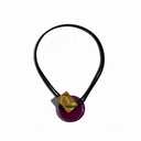 Zsiska Lumi Necklace in Gold/Pink