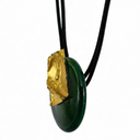 Zsiska Lumi Necklace In Gold/Green